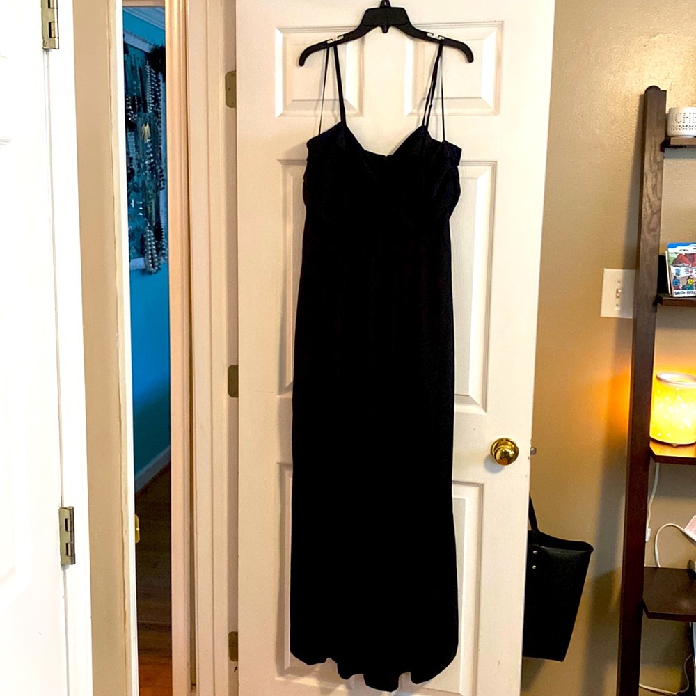 Express Black Jumpsuit with flowing pants